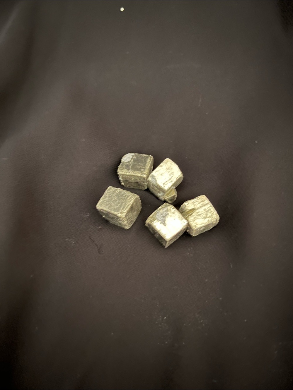 Pyrite Cubes - Set of 5